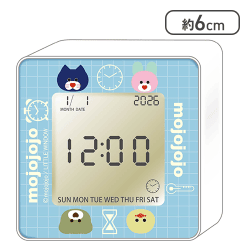 【ライトブルー】mojojojo回転クロック