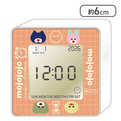 【オレンジ】mojojojo回転クロック