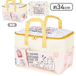 【フラワー】くまのプーさん 大きなポッケ付きバスケット〜フラワー＆ハニー〜