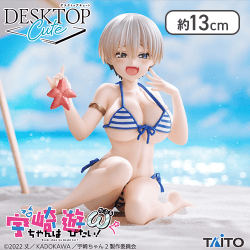 宇崎ちゃんは遊びたい！ω Desktop Cute フィギュア 宇崎花～浜辺で水着ver.～