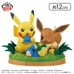 ポケットモンスター もぐもぐタイムフィギュア〜ピカチュウ＆イーブイ〜