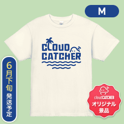 【アイボリー/M】ビーチリゾートTシャツ ※6月下旬発送予定