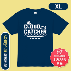 【インディゴ/XL】ビーチリゾートTシャツ ※6月下旬発送予定