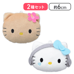 【日焼け＆ヘッドホン】ハローキティ フェイスマスコット XOXOギャル