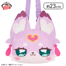 【マシュタン】名探偵プリキュア！ ストラップ付き顔型ぬいぐるみポーチ