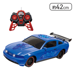 【ブルー】RC GIGAライトニングレーサー