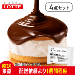 【4点セット】ロッテ 生チョコパイ：直送