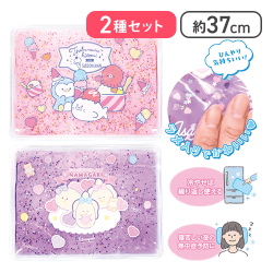 【らぶあいす＆ばぶちゃんず】つぶらな瞳の仲間達 ひんやりジェルマット2種セット