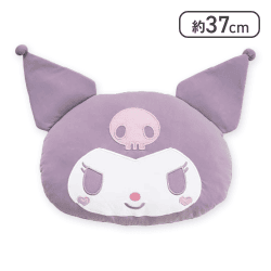 【クロミ】サンリオキャラクターズ ハートほっぺひんやりフェイスクッション 