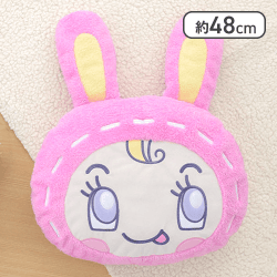 【ベリエちゃん】ナルミヤキャラクターズ　プラチナムザッカフェイスクッション‐ベリエちゃん‐