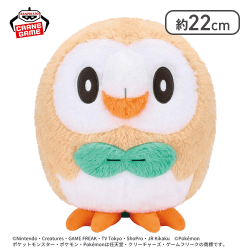 【モクロー】ポケットモンスター もふぐっと ほっこりいやされぬいぐるみ〜エネコ・モクロー〜