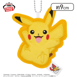 【ピカチュウ】ポケットモンスター ワッペンチャーム〜フシギダネ・ヒトカゲ・ゼニガメ・ピカチュウ〜30th Anniversary