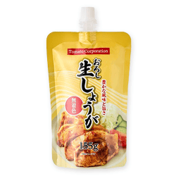 【単品配送不可】おろし生しょうが スタンドパウチ※賞味期限:2027/09/30＜50CPキャッチャー＞