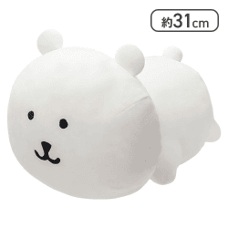 【くま】ナガノキャラクターズ もっちるねそべりBIGぬいぐるみ1