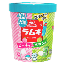 【ピーチ&メロン】超大粒ラムネバーレルBOX(S)※賞味期限:2027/05/31