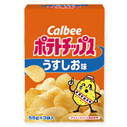 【うすしお味】ポテトチップス3PBIGBOX※賞味期限:2027/01/31