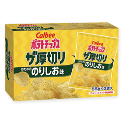 【厚切りのためののりしお味】ポテトチップス3PBIGBOX※賞味期限:2027/01/31