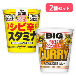 【シビ辛スタミナ&カレーセット】カップヌードルBIG※賞味期限:2027/01/23