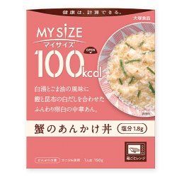 【単品配送不可】100kcalマイサイズ蟹のあんかけ丼※賞味期限:2027/07/31<50CPキャッチャー>