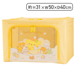 ポムポムプリン ベビーエンジェル窓付き収納ボックス