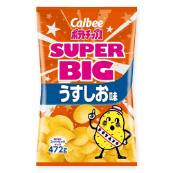 【うすしお】スーパービッグパックポテトチップス※賞味期限:2027/02/28