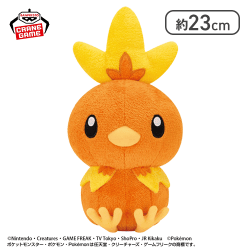 【アチャモ】ポケットモンスター やさしいきもち ぬいぐるみ〜ゼニガメ・ヒノアラシ・アチャモ〜