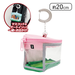 【パステルピンク】サラブレッドコレクションゲートクリアポーチmini