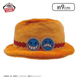 【エース】ワンピース ポケットティッシュカバー-モンキー・D・ルフィ、ポートガス・D・エース、トラファルガー・ローの帽子-