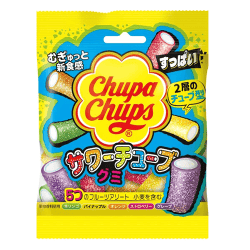 【単品配送不可】チュッパチャプス　サワーチューブグミ※賞味期限:2027/08/31<50CPキャッチャー>