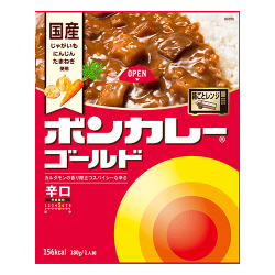【単品配送不可】ボンカレーゴールド(辛口)※賞味期限:2027/10/31<50CPキャッチャー>