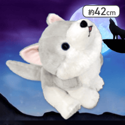 【ウルちゃん】もふっとオオカミ遠吠えウルトラBIG