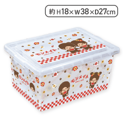 【レトロ】モンチッチ クリアコンテナBOX