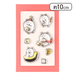 【単品配送不可】【レッド】ナガノキャラクターズPUKU CHURU seal<50CPキャッチャー>
