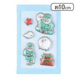 【単品配送不可】【ブルー】じいさんとアザラシPUKU CHURU seal<50CPキャッチャー>