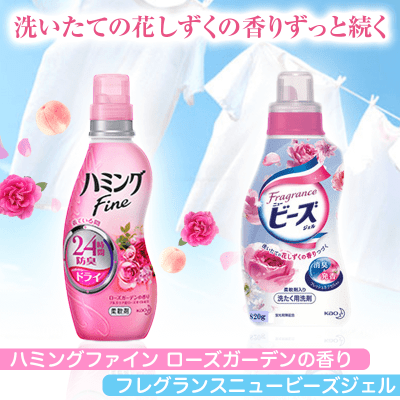 花王衣類のお手入れセット (ビーズ・ハミング) | オンライン