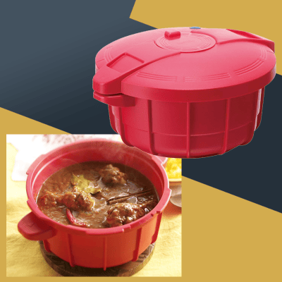 【数量限定】マイヤー 電子レンジ圧力鍋 イタリアンレッド 2.3L MPC-2.3IR