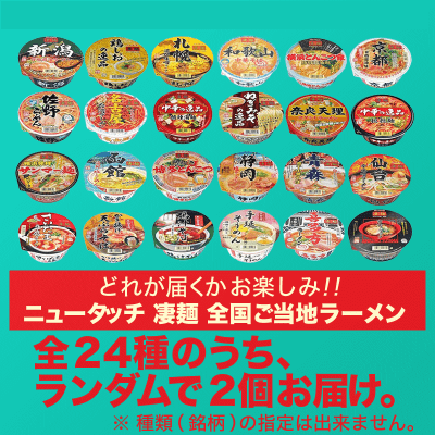 【数量限定】ニュータッチ 凄麺 2個SET