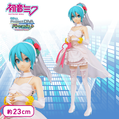 初音ミク Project Diva Arcade Future Tone Spmフィギュア 初音ミク ホワイトドレス オンラインクレーンゲーム クラウドキャッチャー