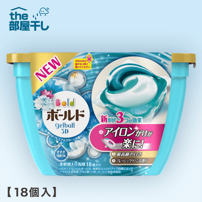 【THE部屋干し】ボールド ジェルボール 3D 爽やかプレミアムクリーンの香り