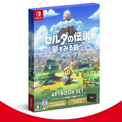 Switch ゼルダの伝説 夢をみる島 Artbook Set オンラインクレーンゲーム クラウドキャッチャー