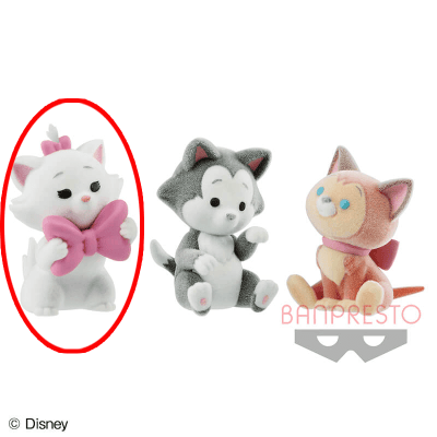 ディズニーキャラクター Cutte Fluffy Puffy Marie Figaro Dinah A マリー オンラインクレーンゲーム クラウドキャッチャー