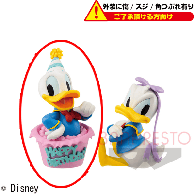 外装ダメージ〉ディズニーキャラクターズ Fluffy Puffy〜ドナルド ...