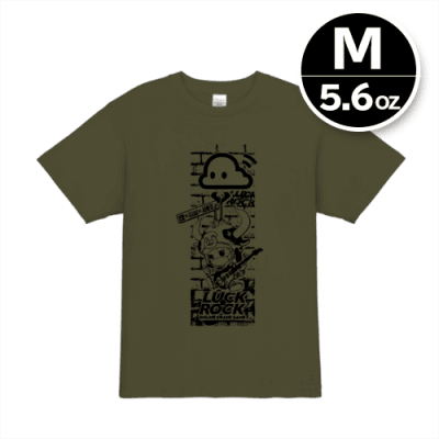 【M／オリーブ】限定トリプルネームTシャツ