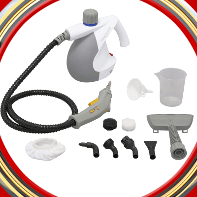 【数量限定】アイリスオーヤマ スチームクリーナー コンパクトタイプ 16点セット