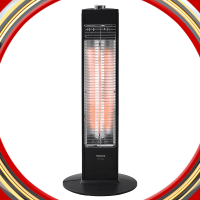 【数量限定】山善 遠赤外線カーボンヒーター チャコールブラック