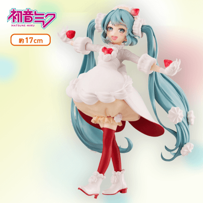 初音ミクSweet Sweetsフィギュア−いちごのショート