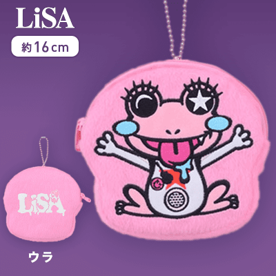 【モモコ】LiSA [MP]アップリケポーチ