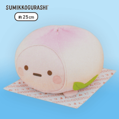 【たぴおか(ももまん)】すみっコぐらし みにっコまん うつぶせぬいぐるみBIG