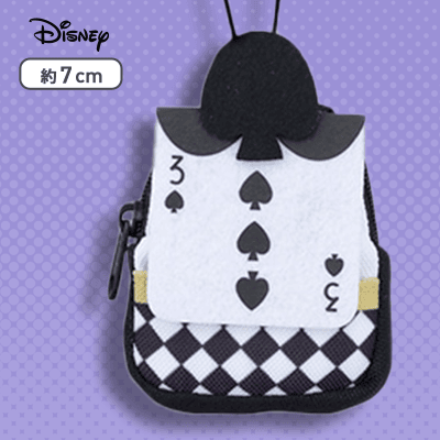 【トランプ兵(スペード)】ディズニーヴィランズ＆ディズニーキャラクター モチーフリュックマスコット