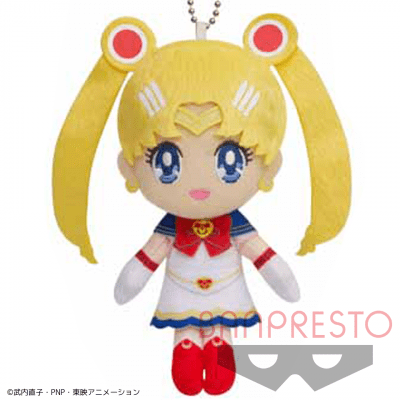 【B:スーパーセーラームーン】美少女戦士セーラームーン カバンに付けられるぬいぐるみ〜かぐや姫の恋人〜
